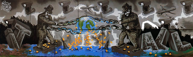 Detail: What Is It All About? by Avelon 31, DoggieDoe, Jem, More and Motus - The Dark Roses - Roskilde Festival, Roskilde, Denmark 2-5. July 2012